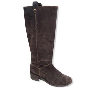 Kate Spade tall brown suede riding boot 8.5M